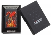 Зажигалка ZIPPO Classic с покрытием Black Matte, латунь/сталь, чёрная, матовая, 36x12x56 мм