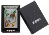 Зажигалка ZIPPO Dragon Design с покрытием Street Chrome™, латунь/сталь, серебристая, 36x12x56 мм