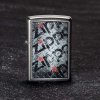 Зажигалка ZIPPO Diamond с покрытием Street Chrome™, латунь/сталь, серебристая, матовая, 36x12x56 мм