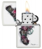 Зажигалка ZIPPO Classic с покрытием White Matte, латунь/сталь, белая, матовая, 36x12x56 мм