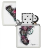 Зажигалка ZIPPO Classic с покрытием White Matte, латунь/сталь, белая, матовая, 36x12x56 мм