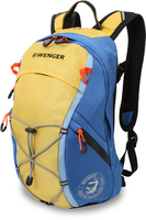 Рюкзак WENGER, жёлтый/синий, полиэстер, 29x15x44 см, 14 л