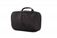 Несессер VICTORINOX Zip-Around Travel Kit, 3 отделения, чёрный, нейлон 800D, 27x8x22 см, 4 л