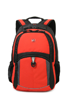 Рюкзак WENGER, 15', красный/черный/серый, полиэстер 600D/2 мм рипстоп/фьюжн, 33x15x45 см, 22 л