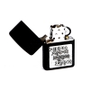 Зажигалка ZIPPO Classic с покрытием Black Crackle™, латунь/сталь, чёрная, матовая, 36x12x56 мм