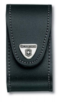 Чехол на ремень VICTORINOX для ножей 91 мм толщиной 5-8 уровней, кожаный, чёрный