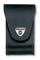 Чехол VICTORINOX для ножей 91 мм 5-8 уровней, с отд. для фонаря и точильного камня, кожаный, чёрный