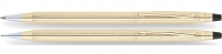 Набор Cross Century Classic: шариковая ручка и механический карандаш 0.7мм. Цвет - золотистый.