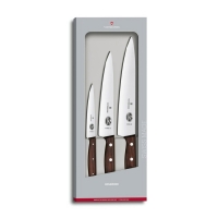 Набор из 3 кухонных ножей VICTORINOX Rosewood: кухонные ножи 12 см., 19 см и 22 см.