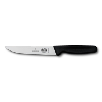 Нож для разделки мяса VICTORINOX, узкое лезвие 15 см., чёрный