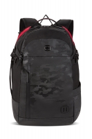 Городской рюкзак SWISSGEAR 15", черный с красной вставкой, полиэстер, 29x18x47 см., 24 л.