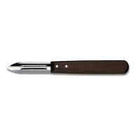 Нож для чистки картофеля VICTORINOX, двухстороннее лезвие, деревянная рукоять