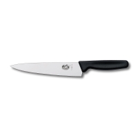 Нож для разделки мяса VICTORINOX, широкое лезвие 19 см., чёрный