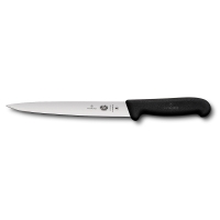 Нож филейный VICTORINOX Fibrox, гибкое лезвие 20 см., чёрный