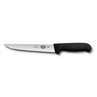 Жиловочный нож VICTORINOX Fibrox, лезвие 18 см., чёрный