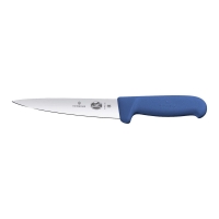Обвалочный нож VICTORINOX Fibrox, лезвие 14 см., синий