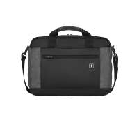 Портфель WENGER для ноутбука 16'', черный/серый, полиэстер, 43x9x31 см, 9 л.