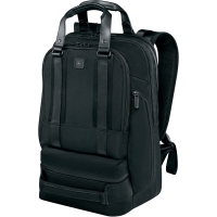Рюкзак VICTORINOX Lexicon Professional Bellevue 15,6', чёрный, нейлон/кожа, 30x19x46 см, 26 л