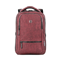 Рюкзак WENGER 14', бордовый, полиэстер, 26 x 19 x 41 см, 14 л