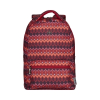 Рюкзак школьный WENGER 16'', красный с рисунком, полиэстер, 36x25x45 см., 22 л.