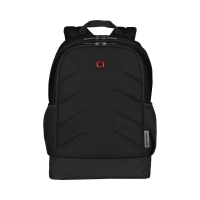 Рюкзак для ноутбука WENGER Quadma, чёрный, полиэстер 600D, 33х17х43 см, 22 л.