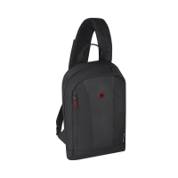 Рюкзак на одно плечо WENGER, черный, 23x7x36 см, 7 л