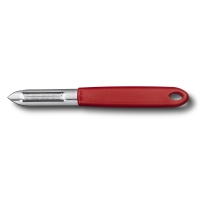 Универсальный нож для чистки овощей VICTORINOX, двустороннее лезвие, красный