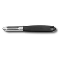 Универсальный нож для чистки овощей VICTORINOX, двустороннее лезвие, чёрный
