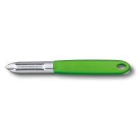 Универсальный нож для чистки овощей VICTORINOX, двустороннее лезвие, зелёный