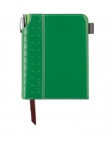 Записная книжка Cross Journal Signature A6, 250 страниц в линейку, ручка 3/4. Цвет -  зеленый