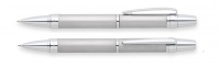 Набор Cross Nile: шариковая ручка и механический карандаш 0.7мм. Цвет - серебристый матовый.