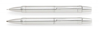 Набор Cross Nile: шариковая ручка и механический карандаш 0.7мм. Цвет - серебристый.