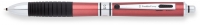 Многофункциональная ручка FranklinCovey Hinsdale. Цвет - красный/черный грип