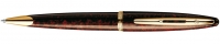 Шариковая ручка Waterman Carene Marine Amber GT. Детали дизайна: позолота 23К