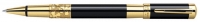 Роллерная ручка Waterman Elegance Black GT. Детали дизайна: позолота 23К.