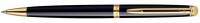 Шариковая ручка Waterman Hemisphere Essential Mars black GT. Корпус и колпачок - лаковые