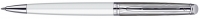 Шариковая ручка Waterman Hemisphere Deluxe White CT. Детали дизайна: никеле-палладиевое покрытие