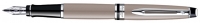 Перьевая ручка Waterman Expert Taupe CT. Перо - нерж. сталь, детали дизайна:палладиевое покрытие