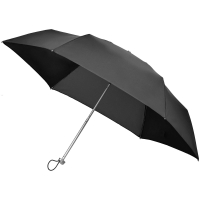 Складной зонт Samsonite Alu Drop S, механический, 3 сложения, чёрный