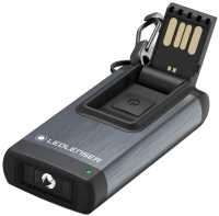 Перезаряжаемый от USB-порта фонарь-брелок LedLenser K4R Серый