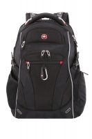 Рюкзак SWISSGEAR, Scansmart 15", чёрный/красный, полиэстер 900D/добби, 34x22x46 см, 34 л